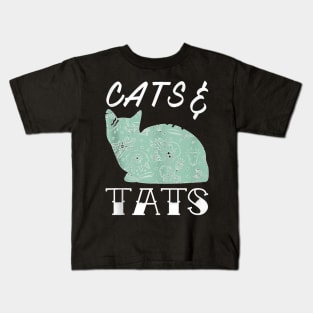 Cats And Ats, Cat Lover Gift Kids T-Shirt